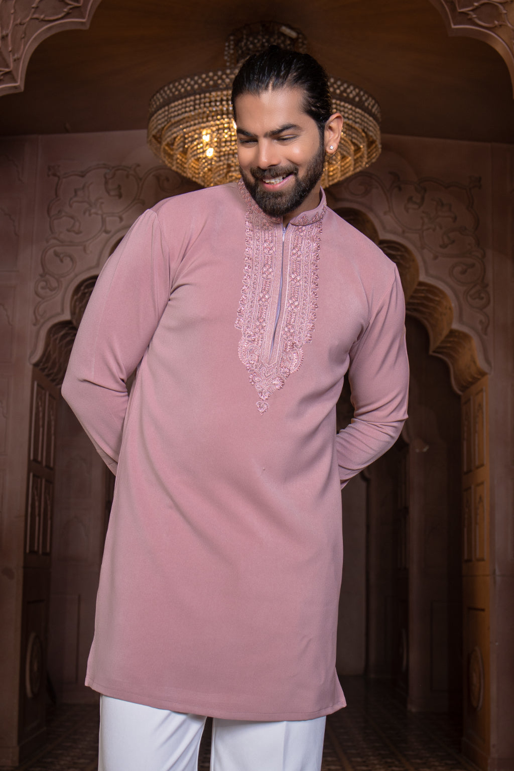 Classic Embroidered Kurta - Crafted Just for You. Minimum Delivery: 20 Days