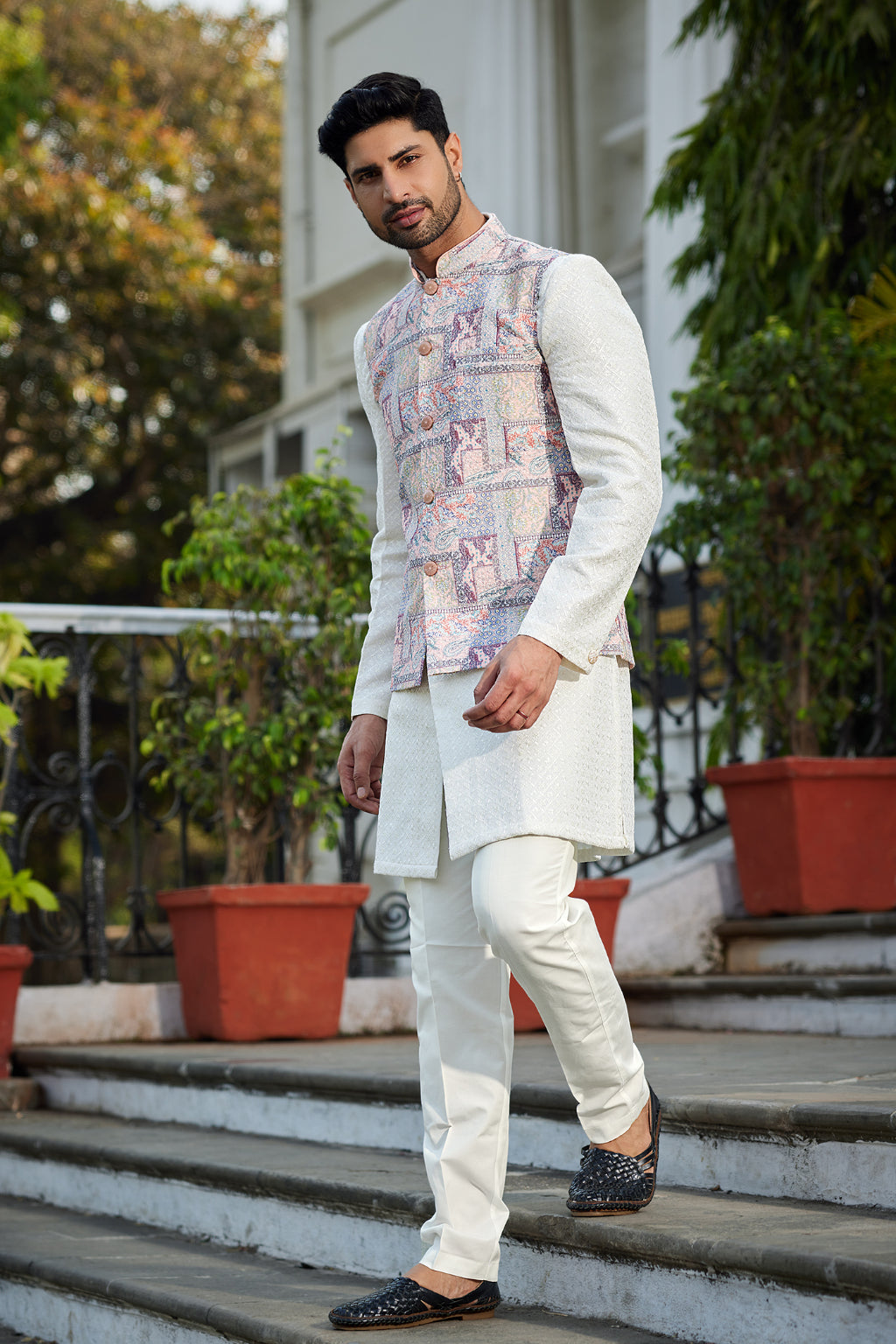 Classic Kurta Jacket Set - Crafted Just for You. Minimum Delivery: 20 Days