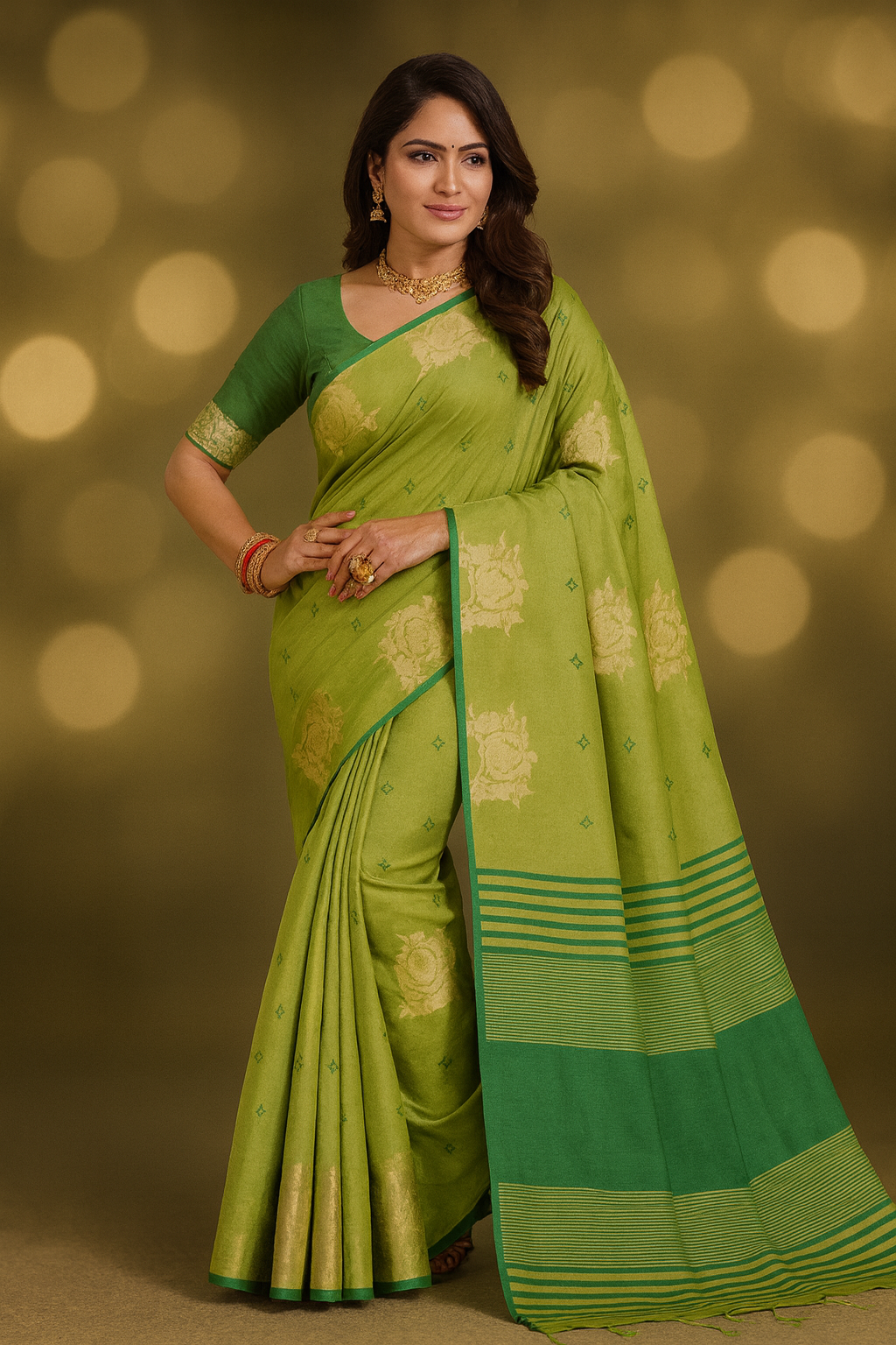 Cotton Silk Saree