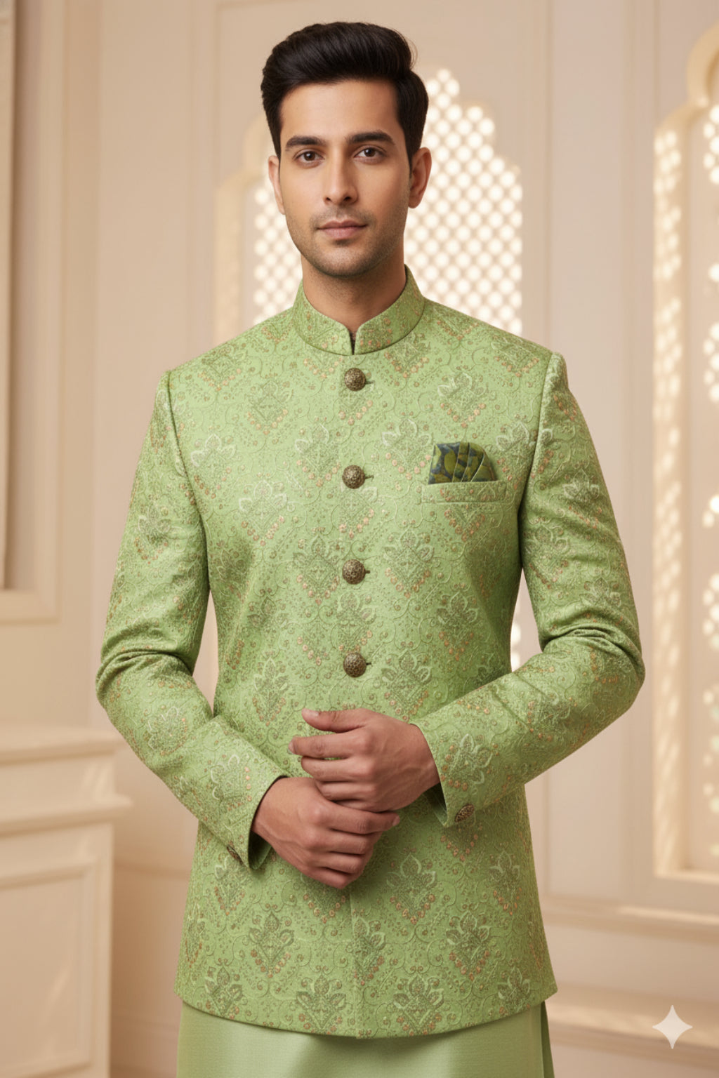 Kurta with Jacket - Crafted Just for You. Minimum Delivery: 20 Days