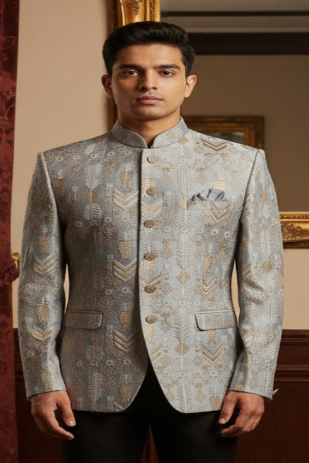 Embroidered Jodhpuri Suit