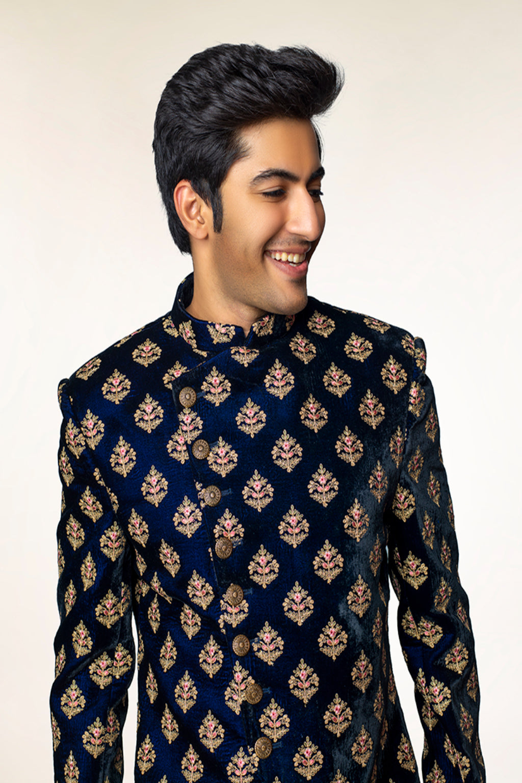 Elegant Velvet Indo Western - Crafted Just for You. Minimum Delivery: 20 Days