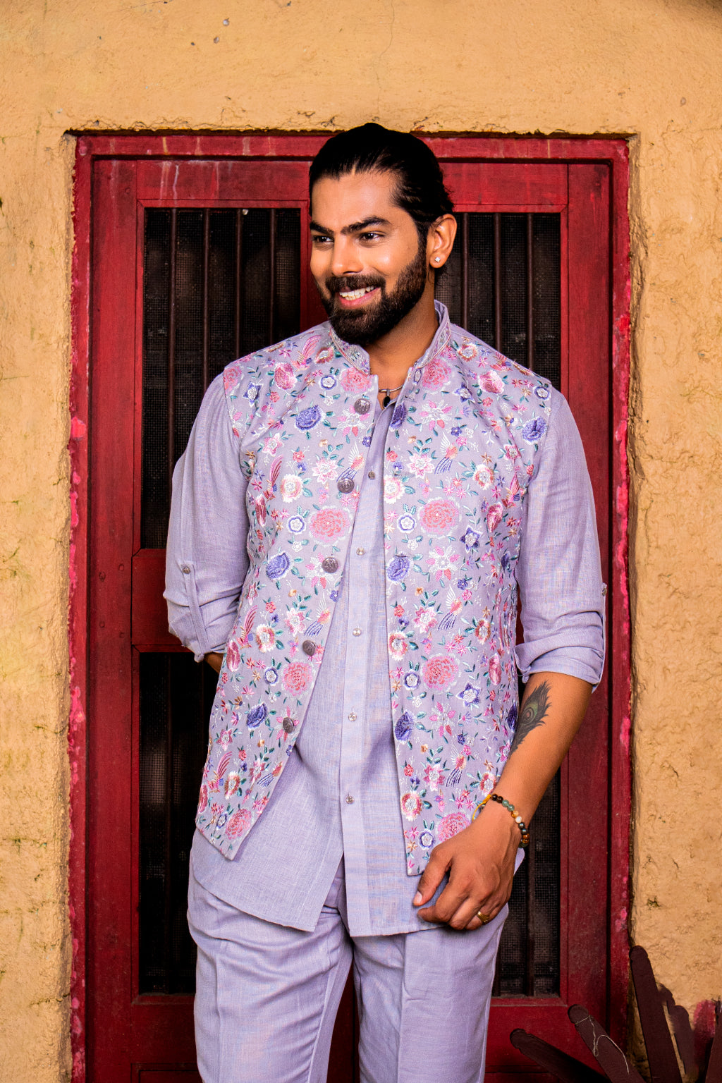 Classic Kurta Jacket Set - Crafted Just for You. Minimum Delivery: 20 Days