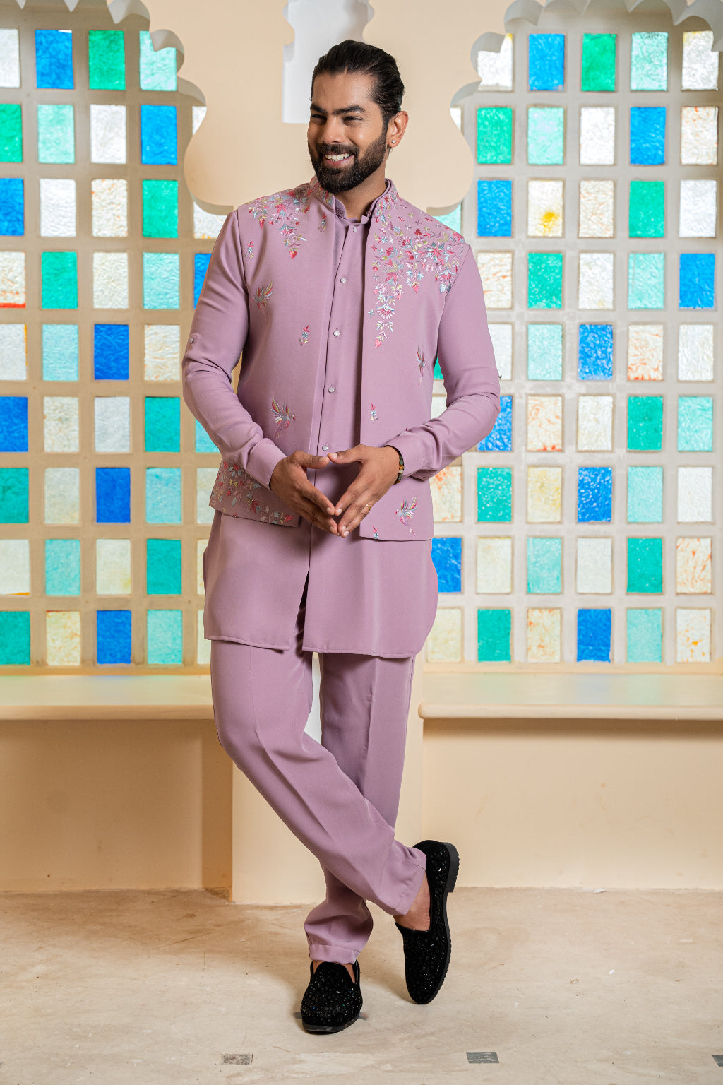 Classic Kurta Jacket Set - Crafted Just for You. Minimum Delivery: 20 Days