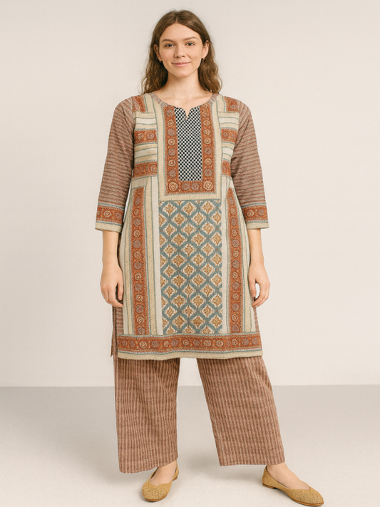 Women's Dupatta Bottom Set