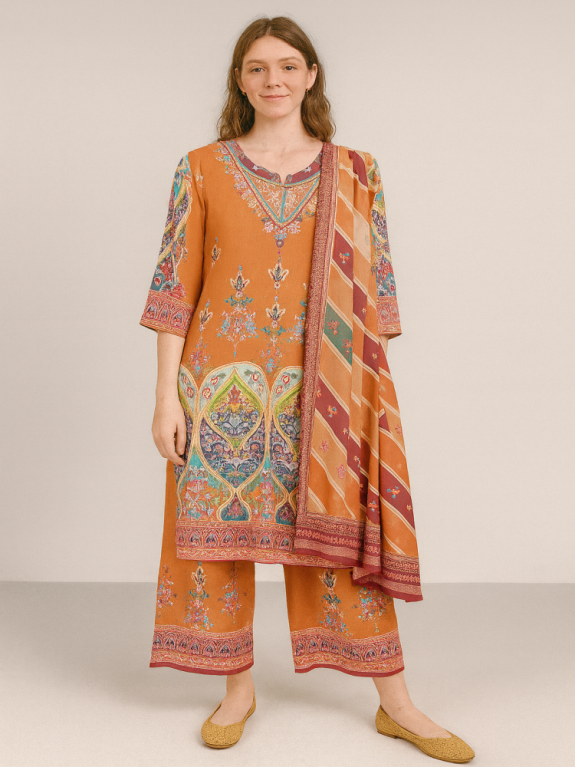 Women's Dupatta Bottom  set