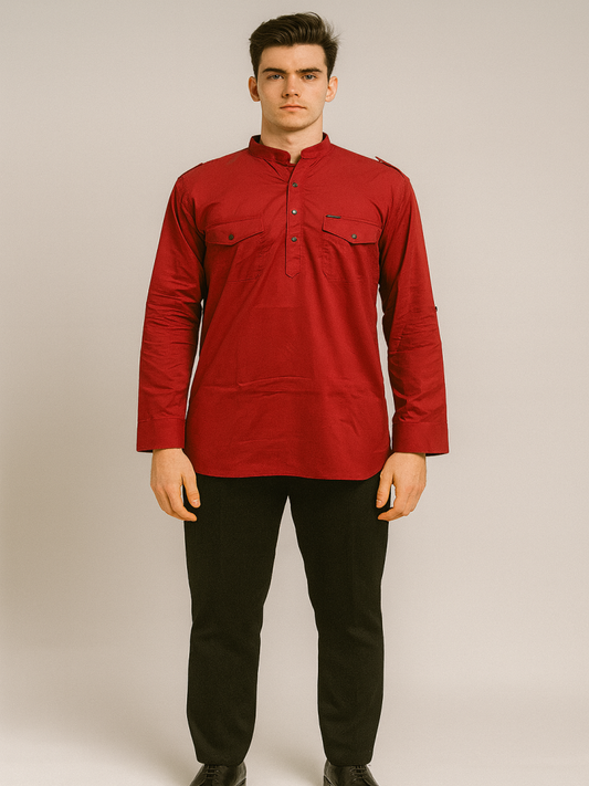 Mens Short Kurta