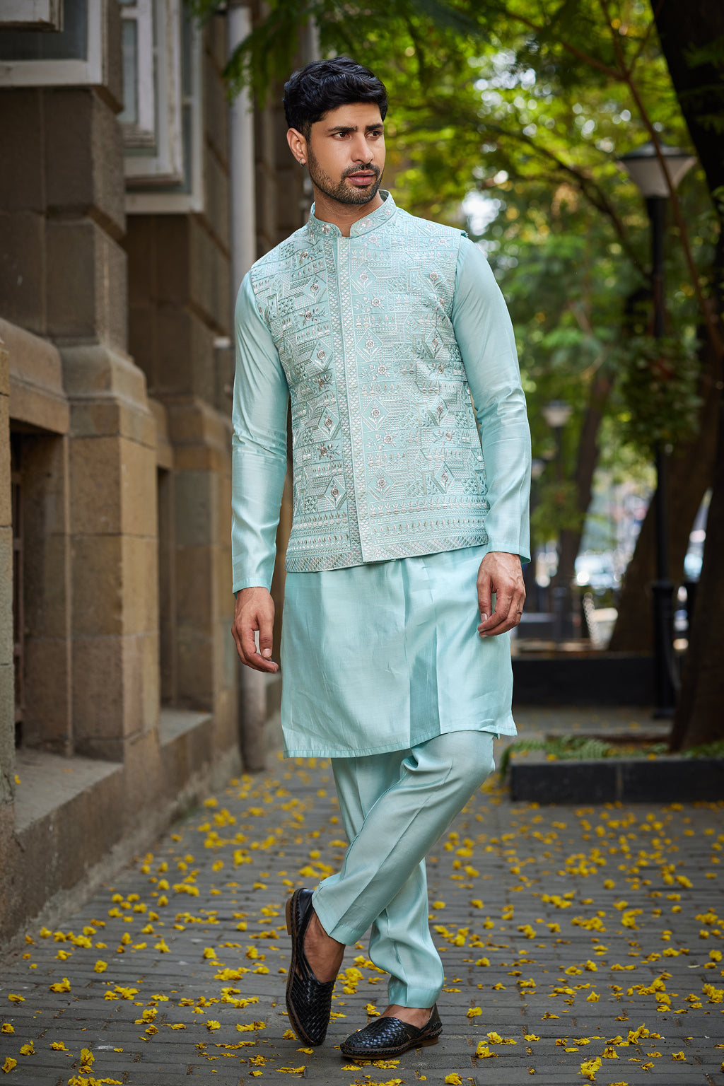 Classic Kurta Jacket Set
