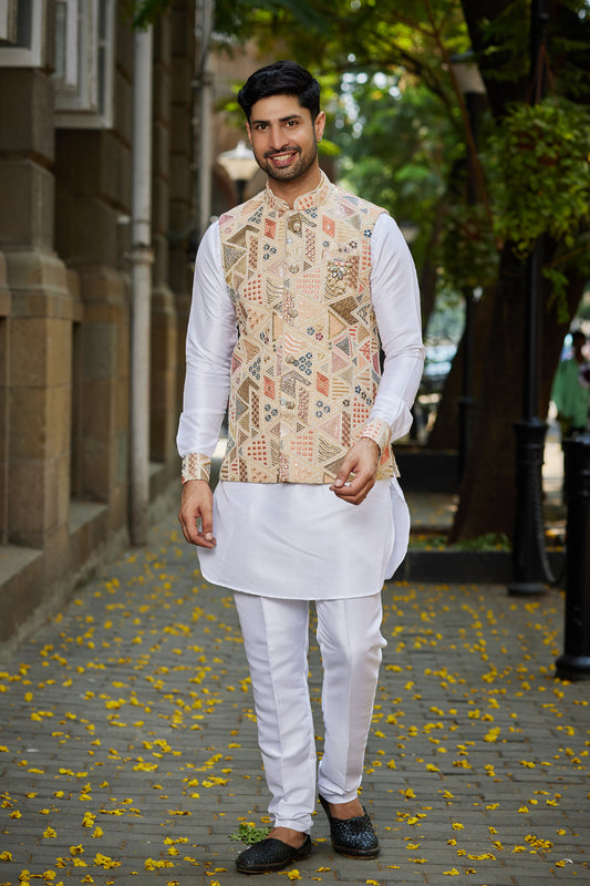 Classic Kurta Jacket Set