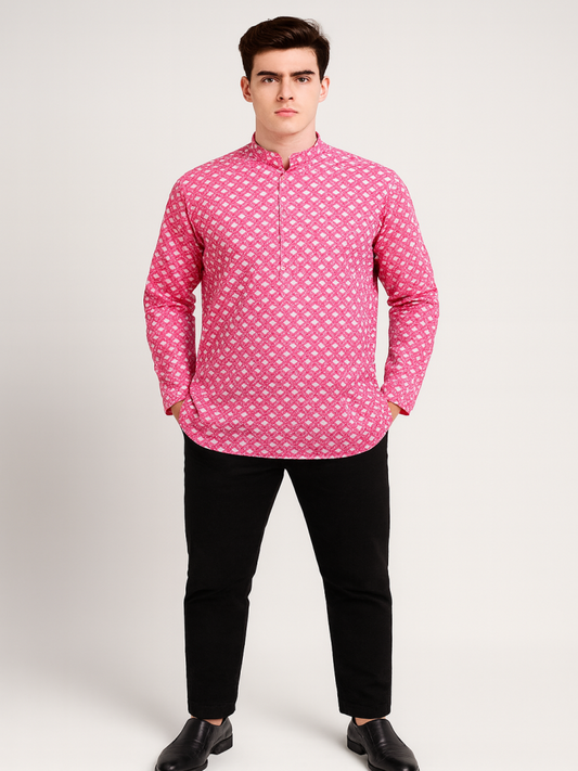 Mens Short Kurta