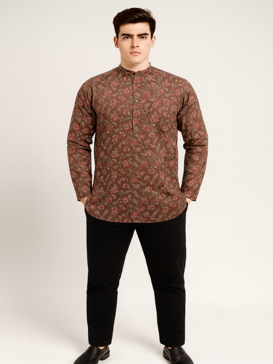 Mens Short Kurta