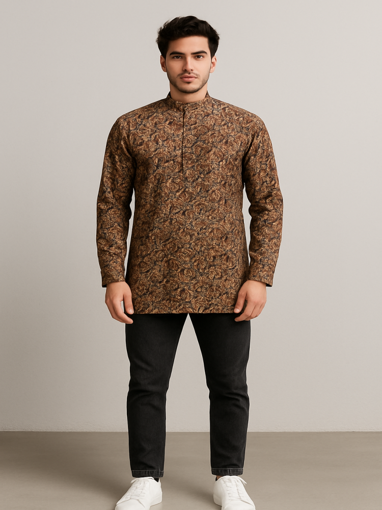 Mens Short Kurta