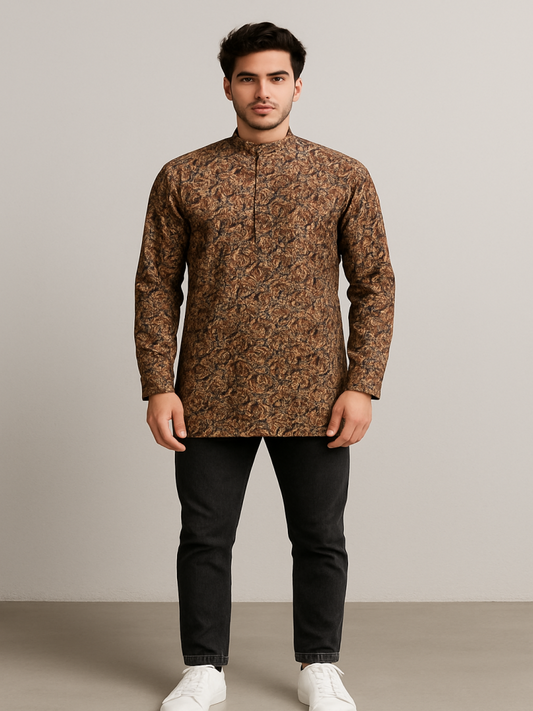 Mens Short Kurta