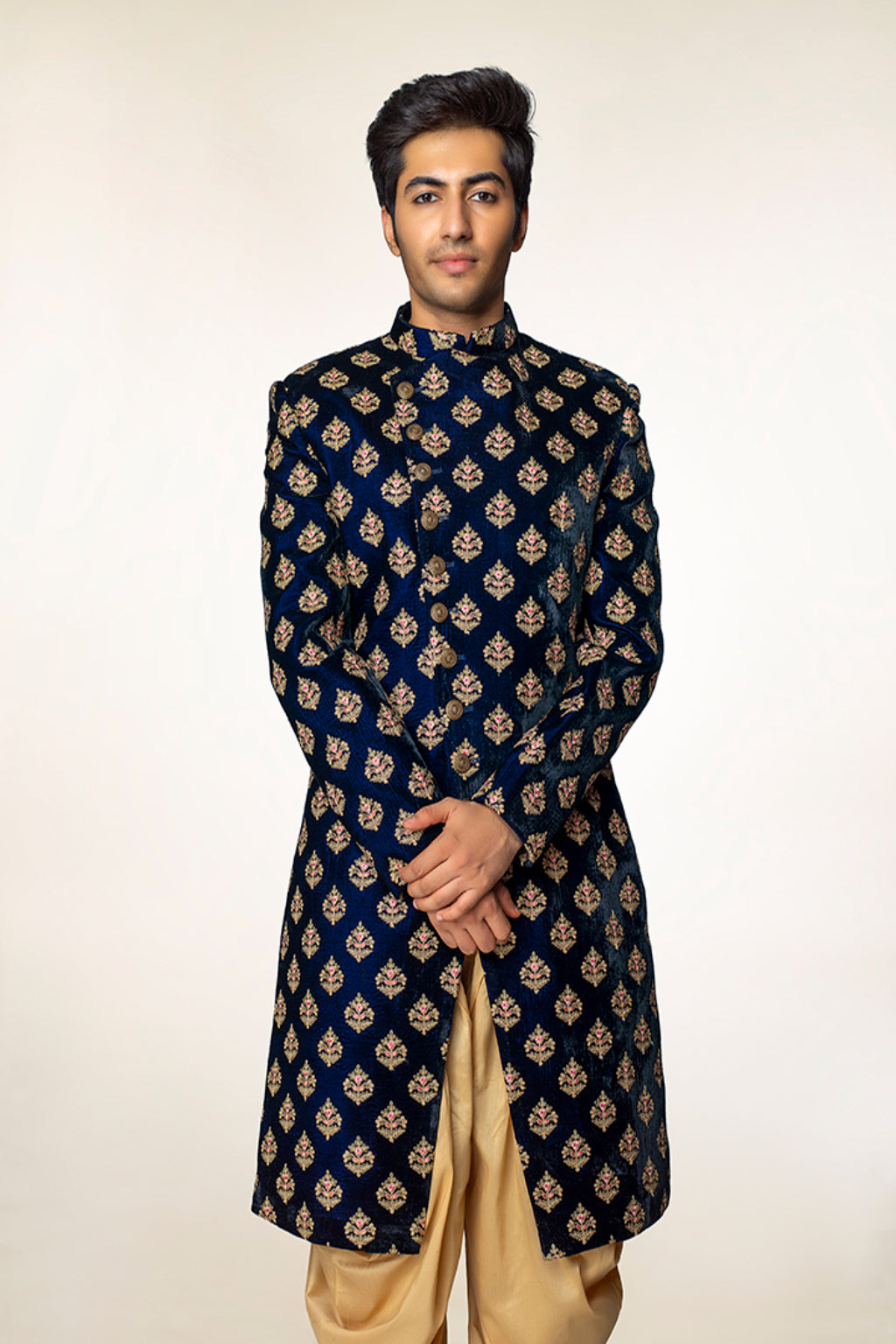 Elegant Velvet Indo Western - Crafted Just for You. Minimum Delivery: 20 Days