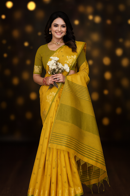 Bandhani Buti Saree