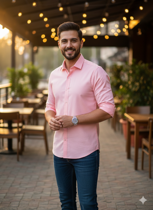Men's Classic Pink Shirt