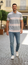 Striped Polo T-Shirt