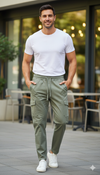 Men's Casual Cargo Joggers