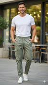 Men's Casual Joggers with Logo