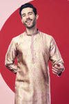 Designer Light Gold Kurta – Crafted Just for You. Minimum Delivery: 20 Days