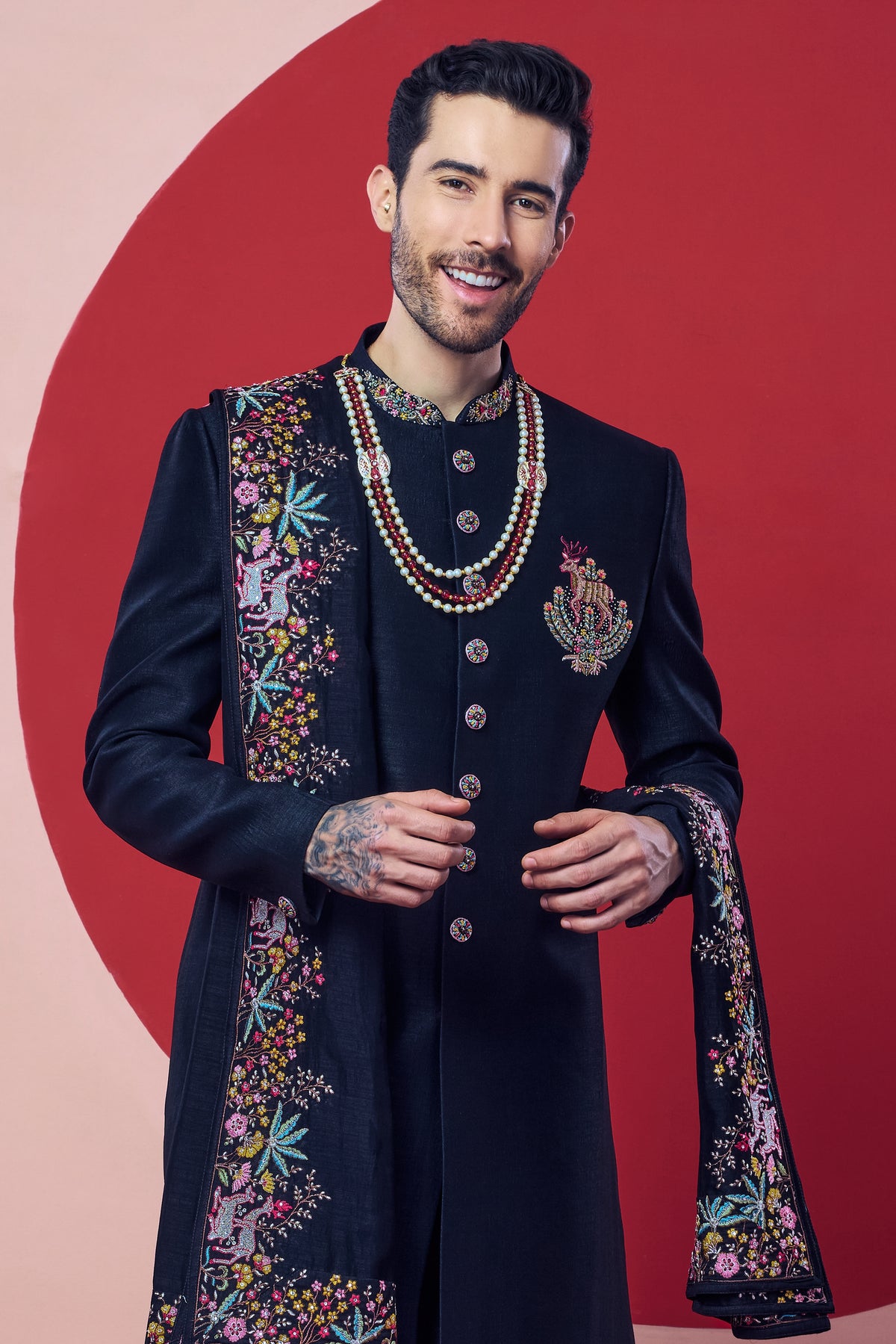 The Signature Collection - Traditional Dark Look Sherwani