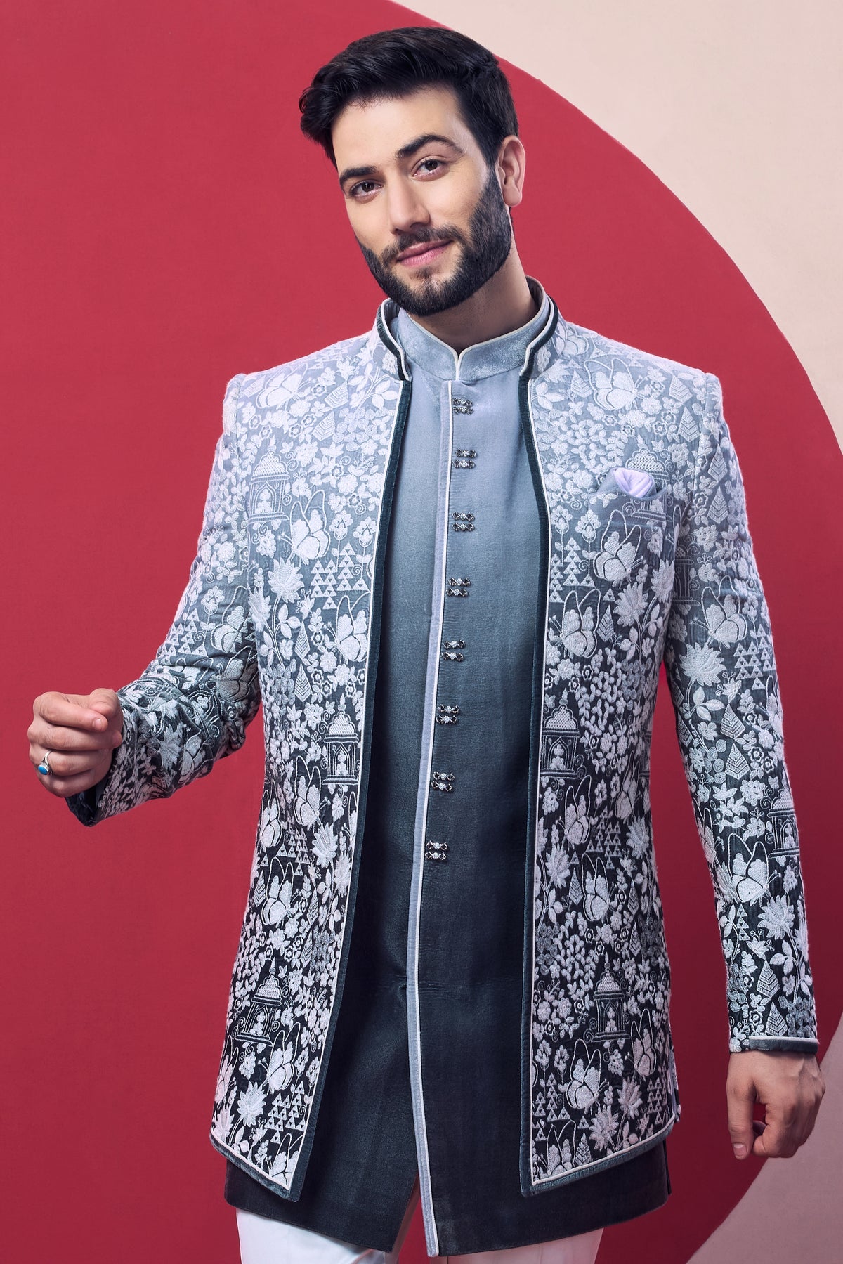 Contemporary Indo-Western attire - Crafted Just for You. Minimum Delivery: 20 Days