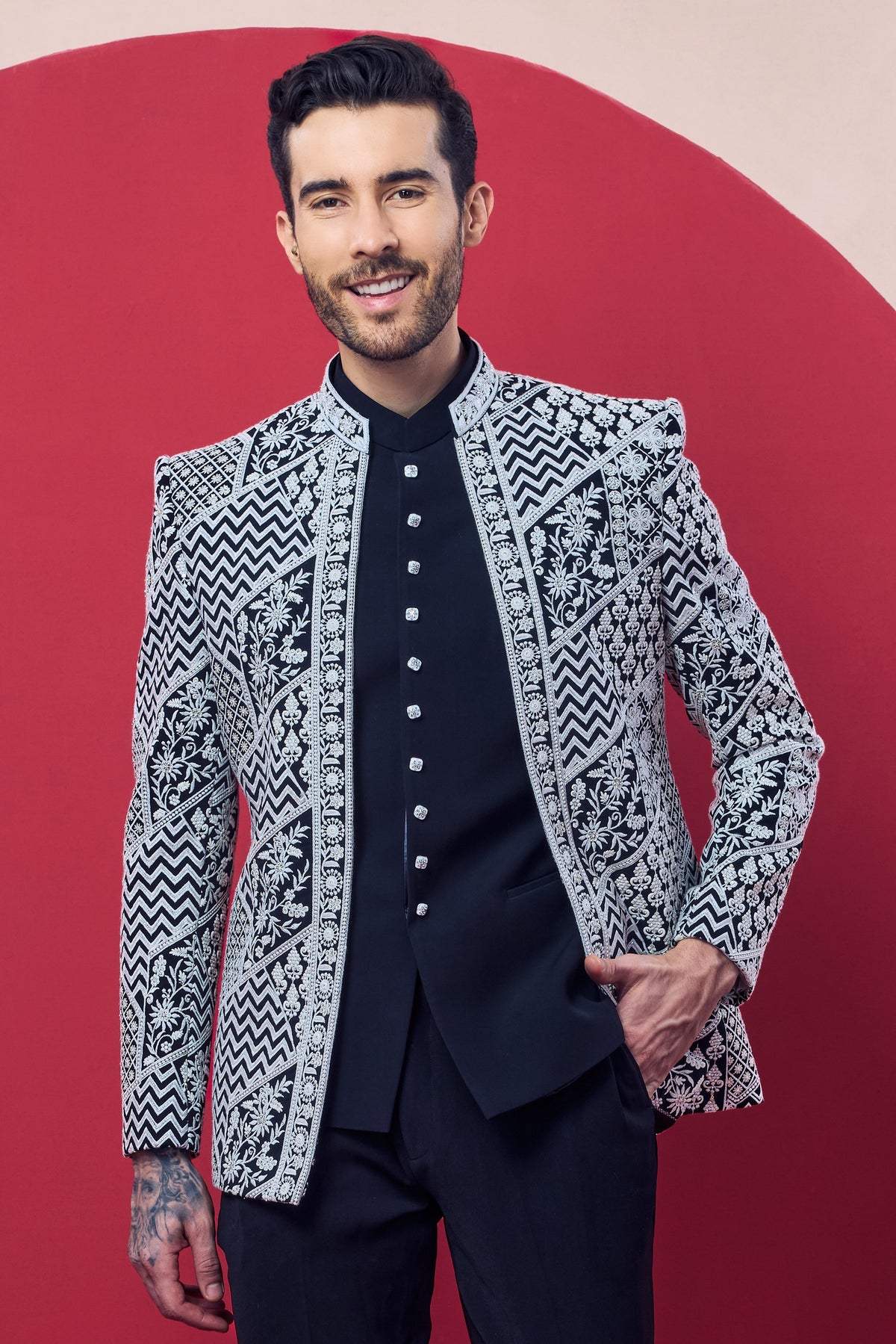 Traditional Jodhpuri suit or Bandhgala