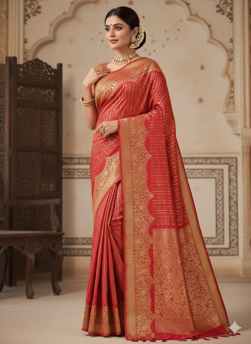 Paris Gold Saree