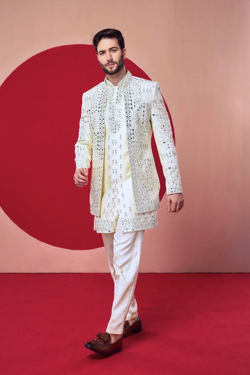 MIRROR WORK INDO-WESTERN JODHPURI - Crafted Just for You. Minimum Delivery: 20 Days