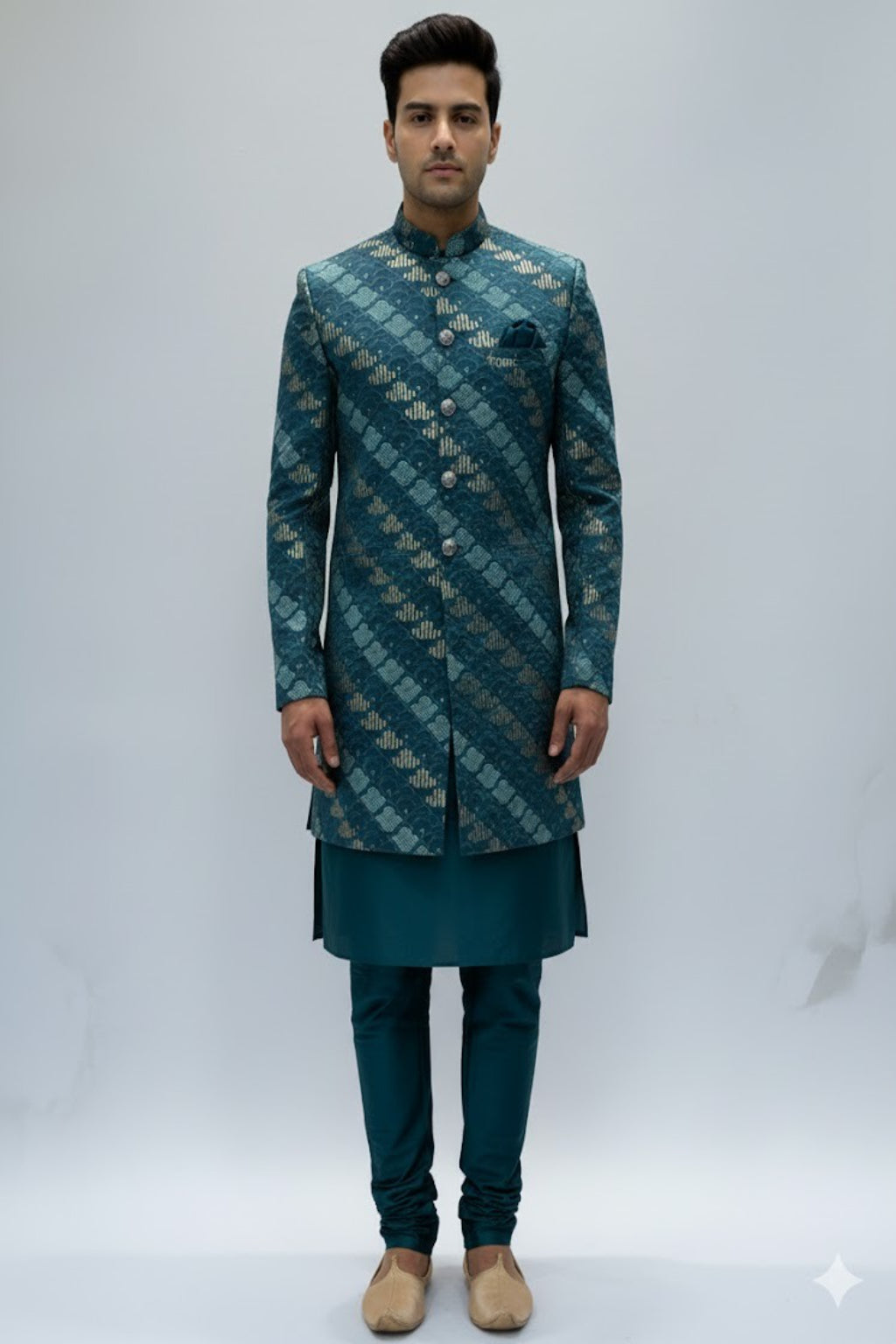 Kurta with Jacket - Crafted Just for You. Minimum Delivery: 20 Days