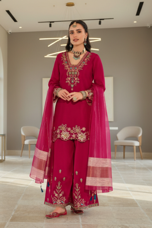 Elegant sharara Suit Set