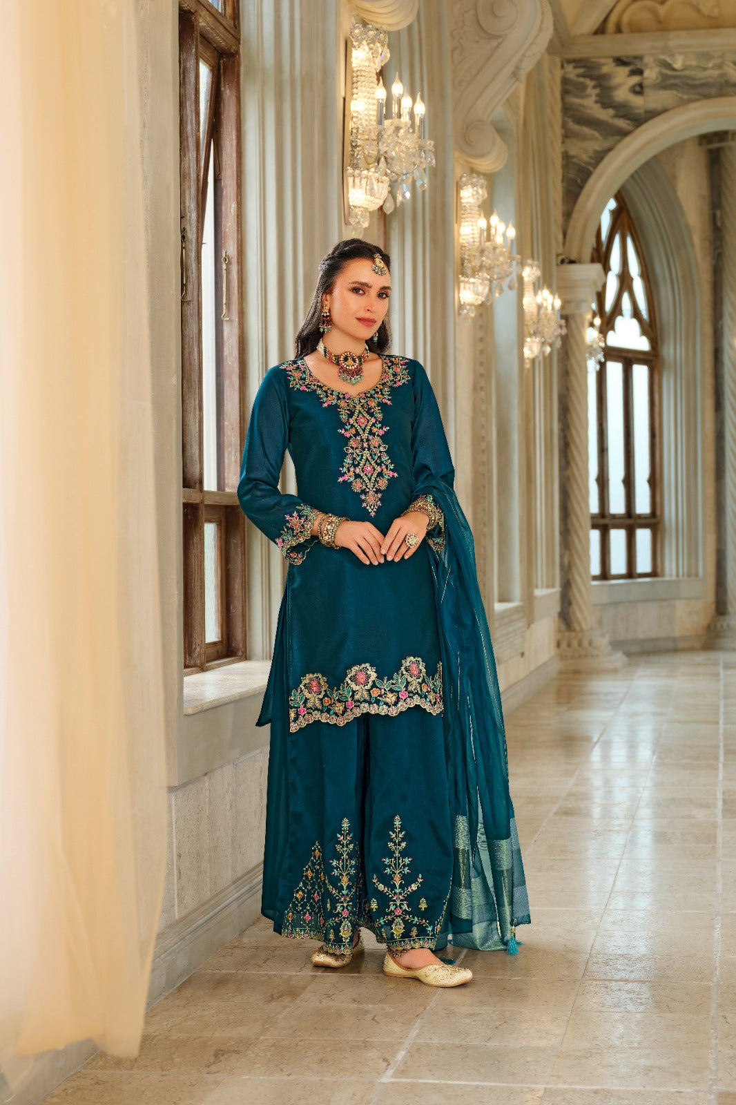 Elegant sharara Suit Set