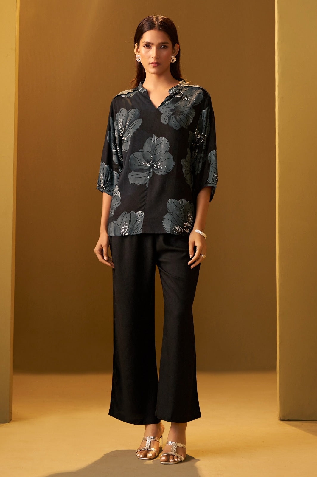 Printed Tunic and Trousers Set