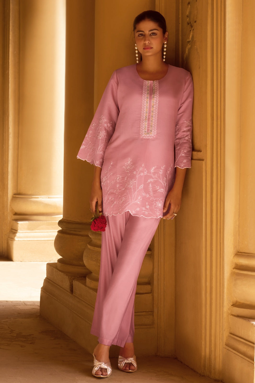 Delicate Dusty Rose Co-ord Set