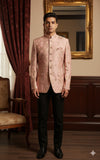 Blush Pink Embroidered Jodhpuri Suit - Crafted Just for You. Minimum Delivery: 20 Days