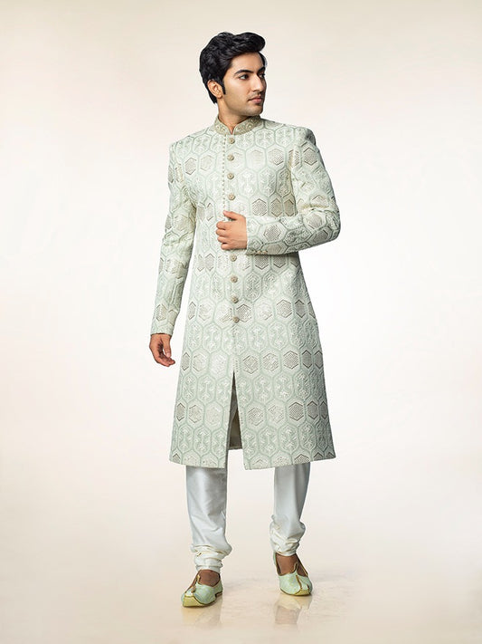 Royal Embroidered Sherwani - Crafted Just for You. Minimum Delivery: 20 Days