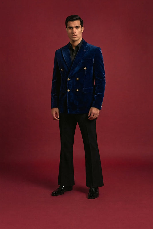 Dhoorandar Royal Blue Suit