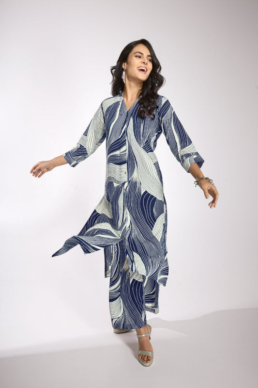 Feather Print Coard Set