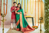 Kanjivaram Sauraski Work Saree