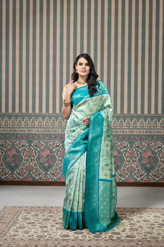 Lotus Paitani  Saree