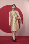Golden Traditional Indian Sherwani