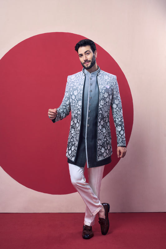 Contemporary Indo-Western attire - Crafted Just for You. Minimum Delivery: 20 Days
