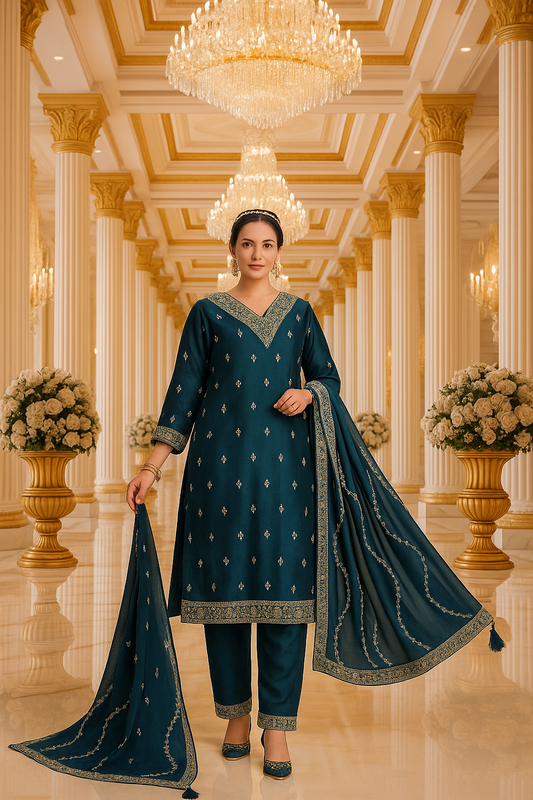 Dupatta Bottom Set